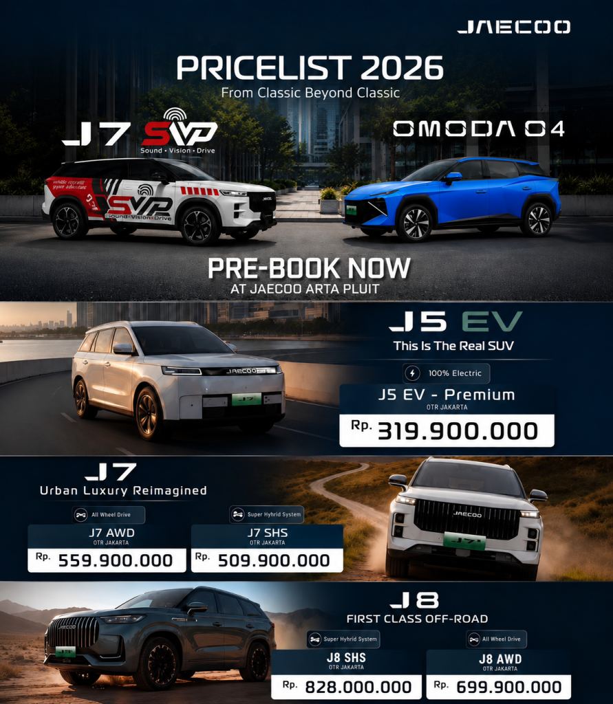Harga Jaecoo 2026